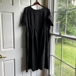 Linen Smock Dress